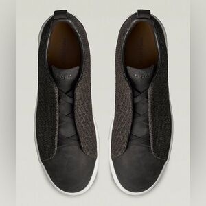 Ermenegildo Zegna Triple Stitch PELLETESSUTA Leather Sneakers